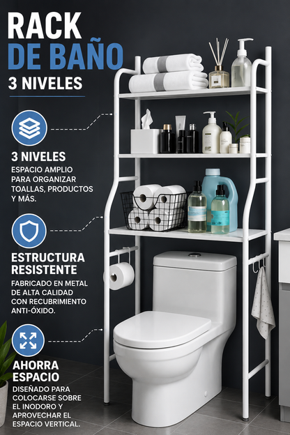 Rack Baño Grande