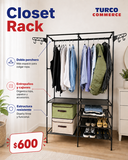 Closet Rack Doble