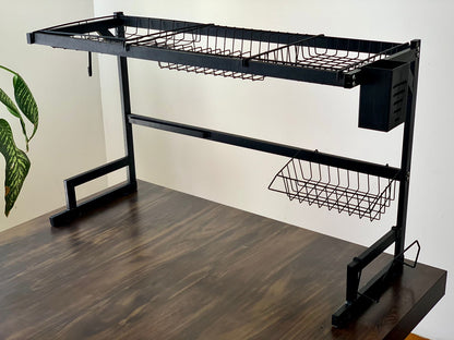 Escurridor de Cocina Elevado de Acero